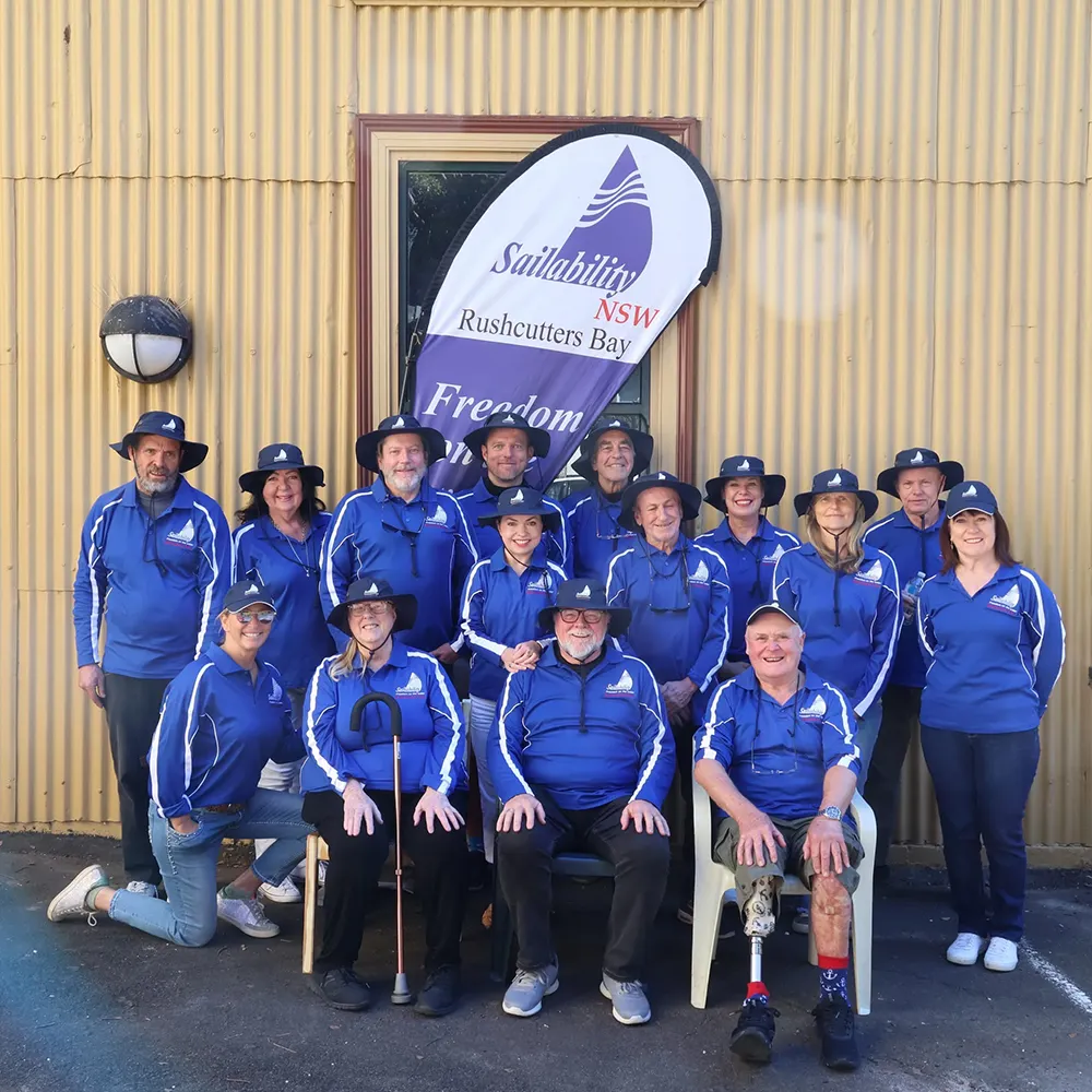 Sailability volunteers